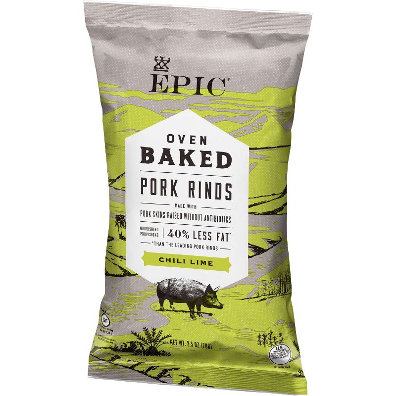 EPIC Chili Lime Pork Rinds - 2.5oz