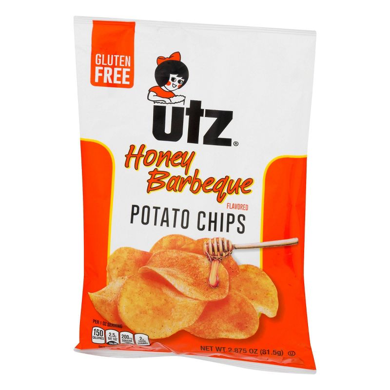 Utz Honey Barbeque Flavored Potato Chips - 2.875oz
