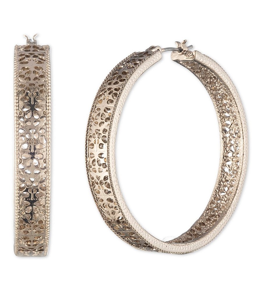 Marchesa Filigree Hoop Earrings