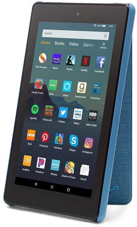 Cover Case for  Fire 7 (9th Generation - 2019 release) - Twilight Blue