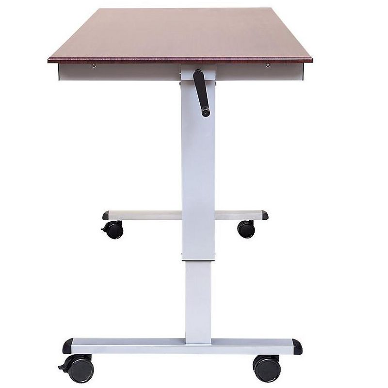 Luxor 60W Adjustable Desk, Laminate Wood STANDUP-CF60-DW
