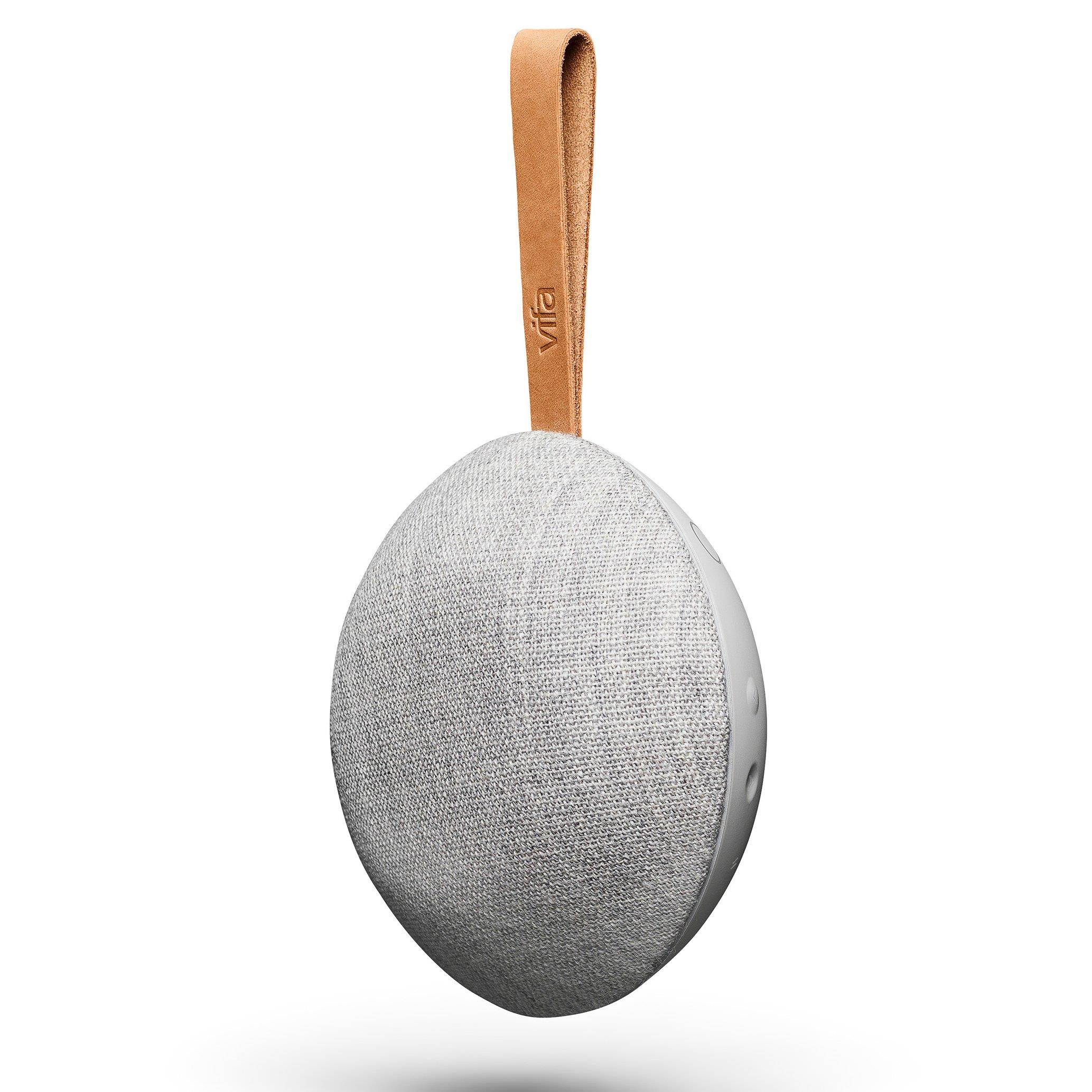 Vifa Reykjavik Sleek Compact HiFi Rechargeable Bluetooth Sandstone Grey Speaker