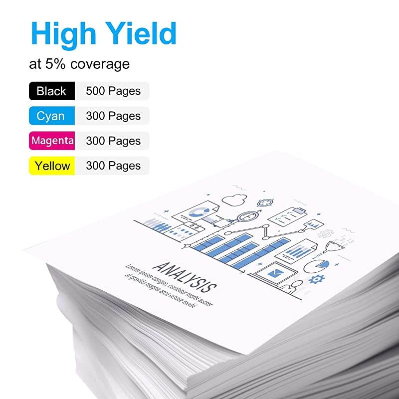 Compatible 250 251 Ink Cartridge Replacement for Canon 250XL 251XL PGI250XL CLI251XL 18 Packs for use with Canon PIXMA MX922 MG7520 MG5520 MG5420 MG7120 MG6320 Printer