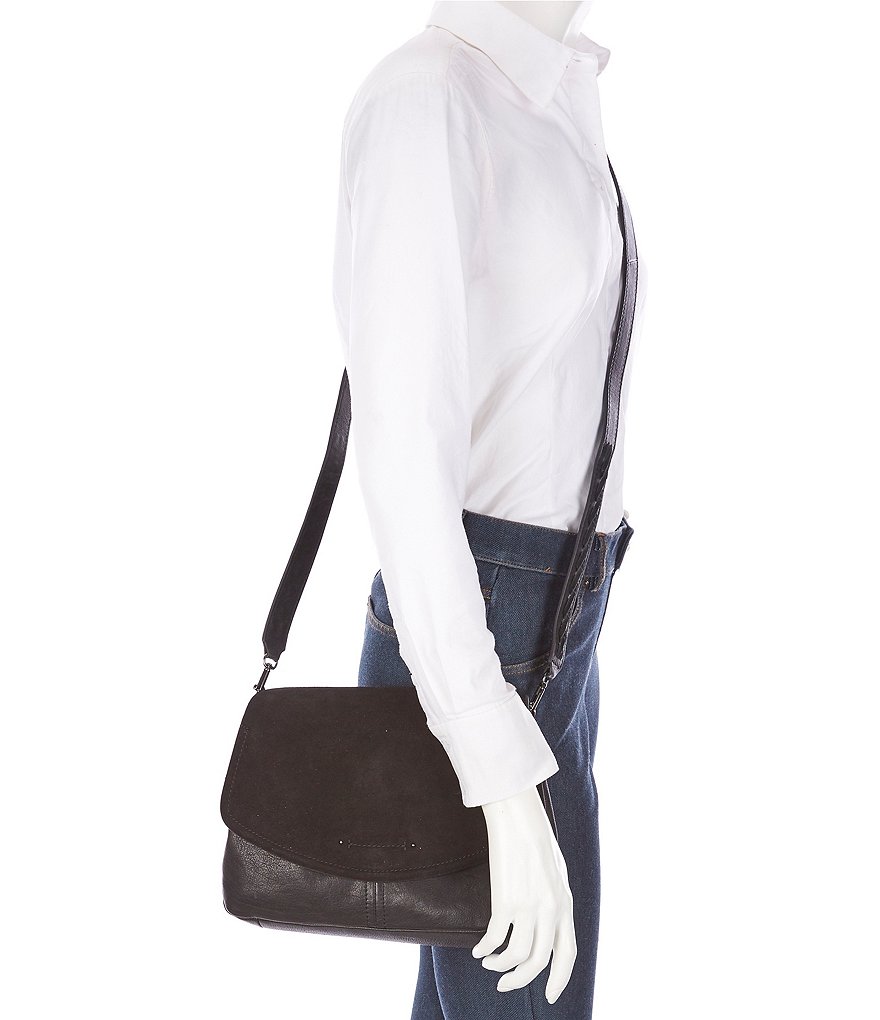 ZAC Zac Posen Belay Iridescent Saddle Crossbody Bag