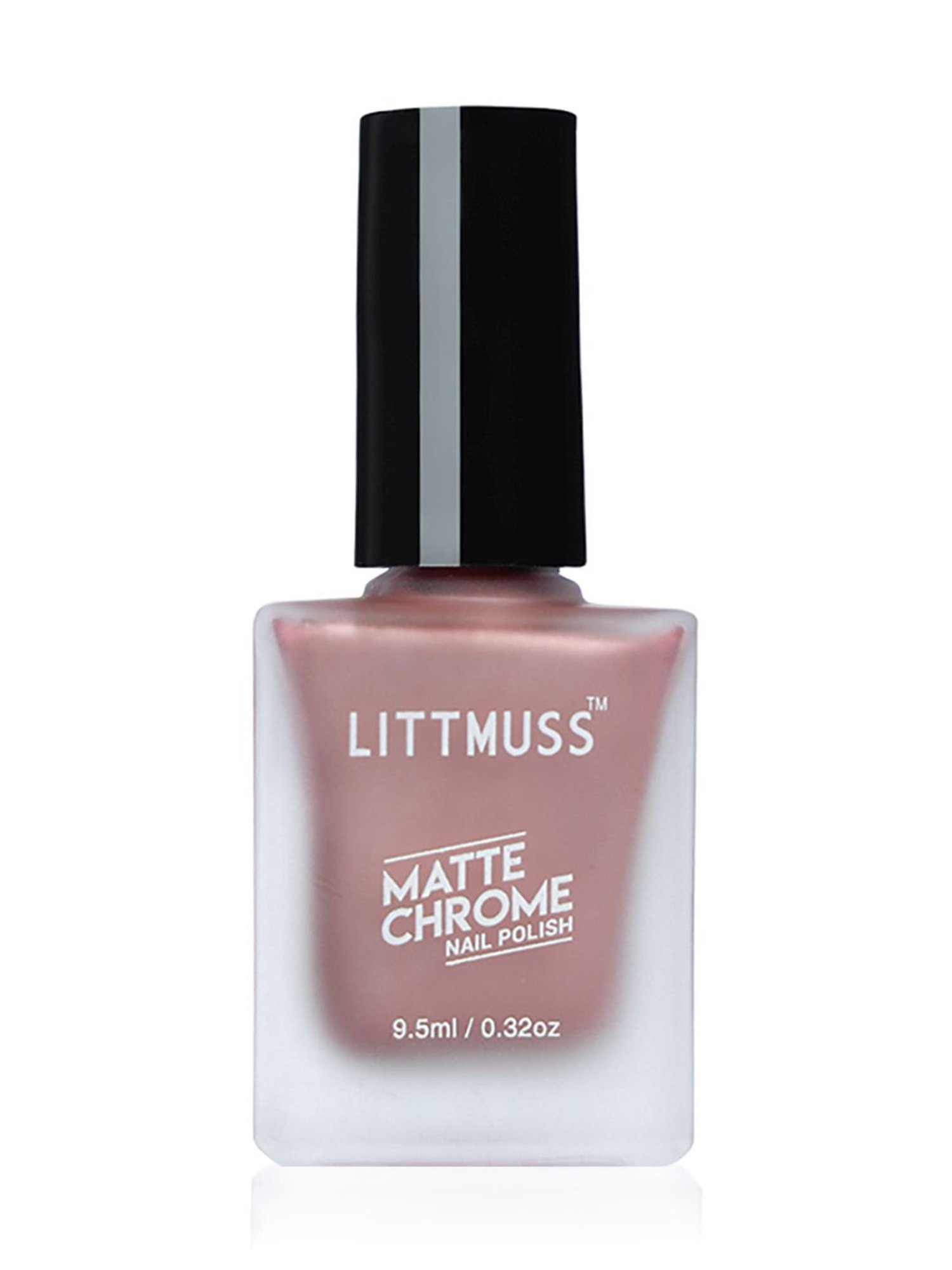 Littmuss Matte Chrome Nail Polish Pink Champagne 003 - 9.5 ml