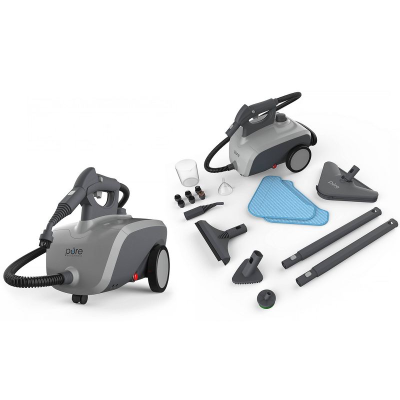Pure Enrichment Pureclean Xl Rolling Steam Cleaner - Light Stone