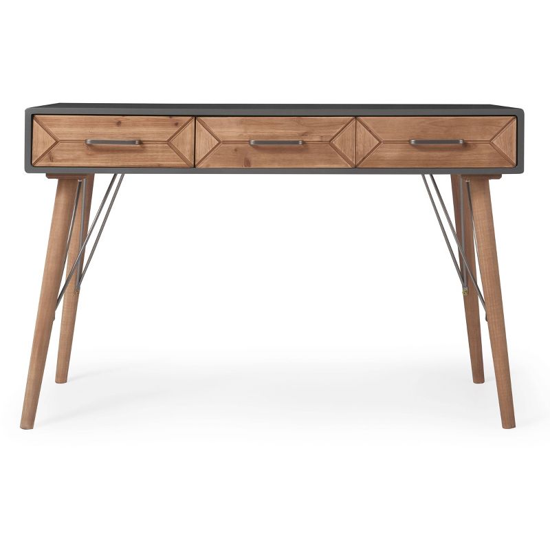 Friedman Desk Console Table Gray - Finch