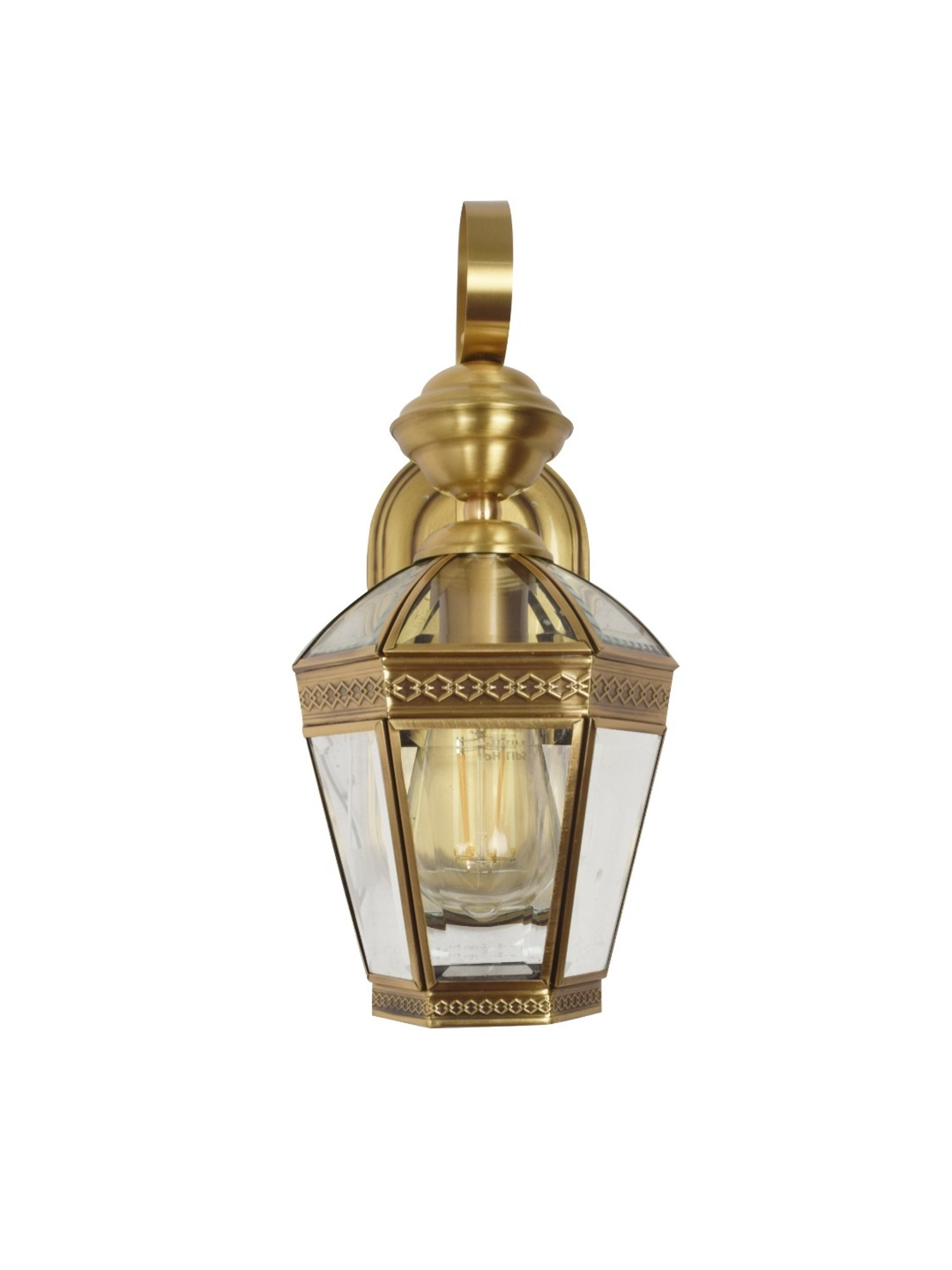 Kapoor E Illuminations Thorton Classic Golden Metal Wall Sconce - Set of 1