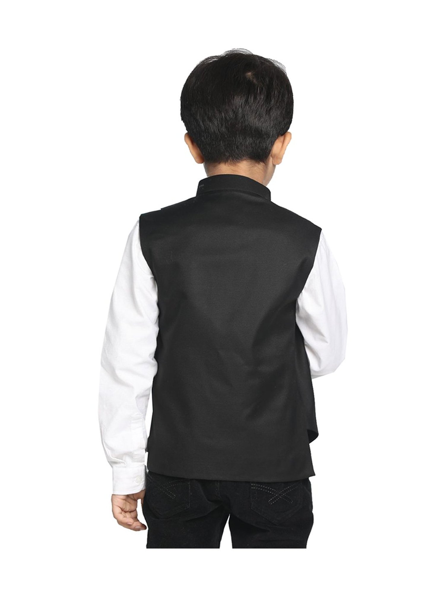 Crimsoune Club Kids Mint Solid Full Sleeves Blazer