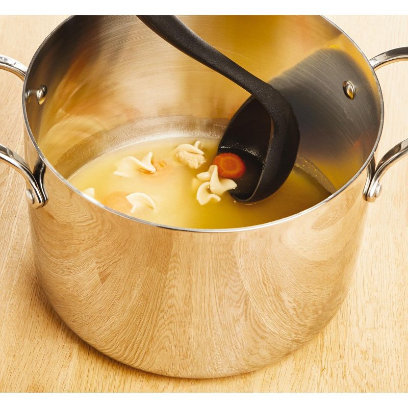 Zulay Kitchen Nylon Soup Ladle Scoop Spoon