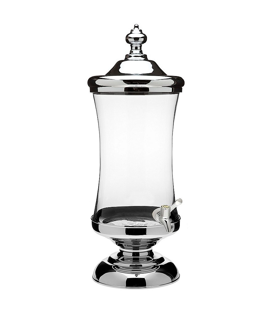 Godinger Horizon Chrome Beverage Dispenser 2.5 Gallon