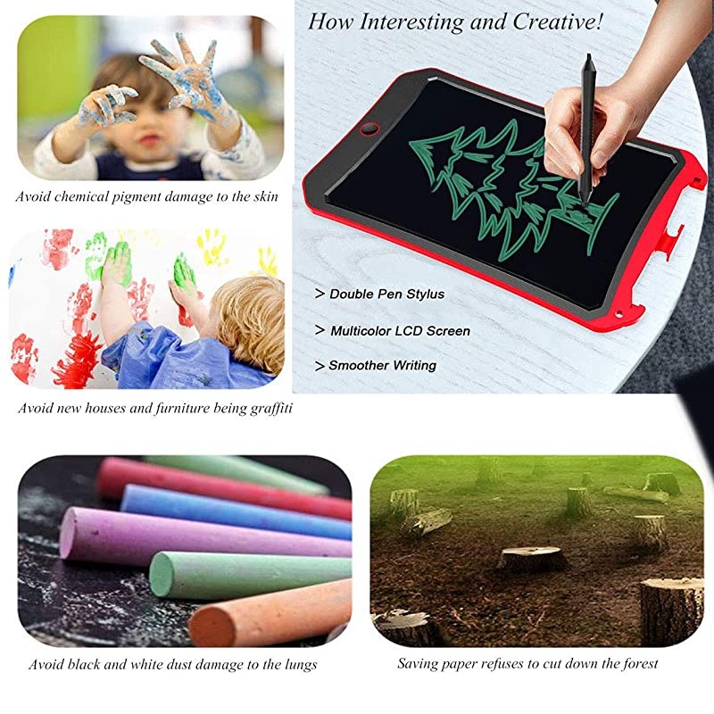 8.5inch LCD Smart Writing Tablet Kids,Electronic Doodle Board Magnetic Drawing Pads for Gifts Toys/Adults Noting(Blue-9)