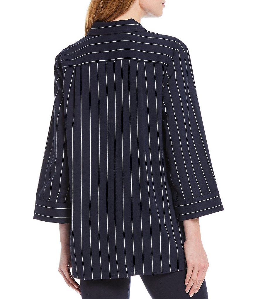 Calessa Floral Embroidered Round Neck Short Sleeve Tunic