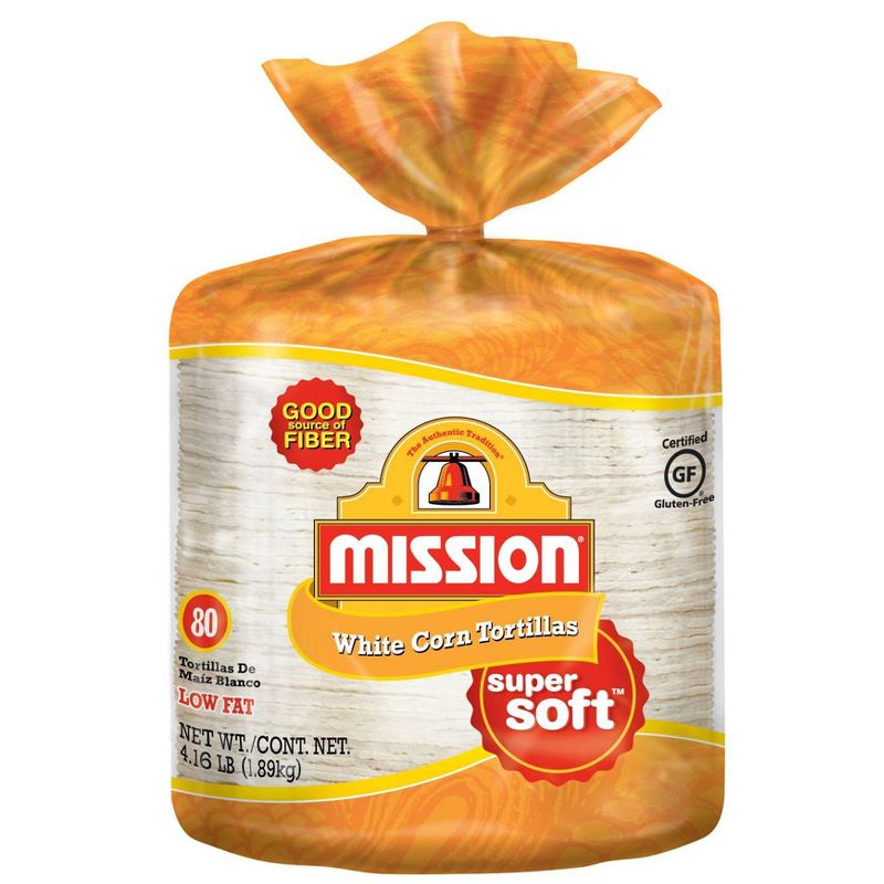 Mission Gluten Free Super Soft White Corn Tortillas - 66.67oz/80ct