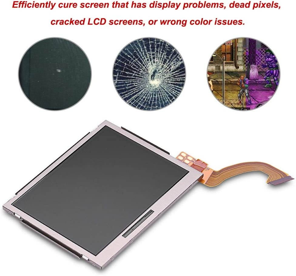 SOONHUA Upper Bottom LCD Screen Display Replacement Parts Accessories for Nintendo NDSI