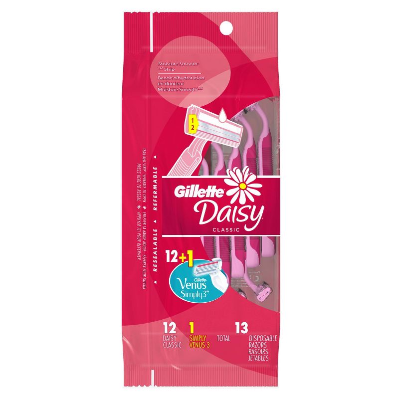 Gillette Daisy Women's Disposable Razors  - 12ct