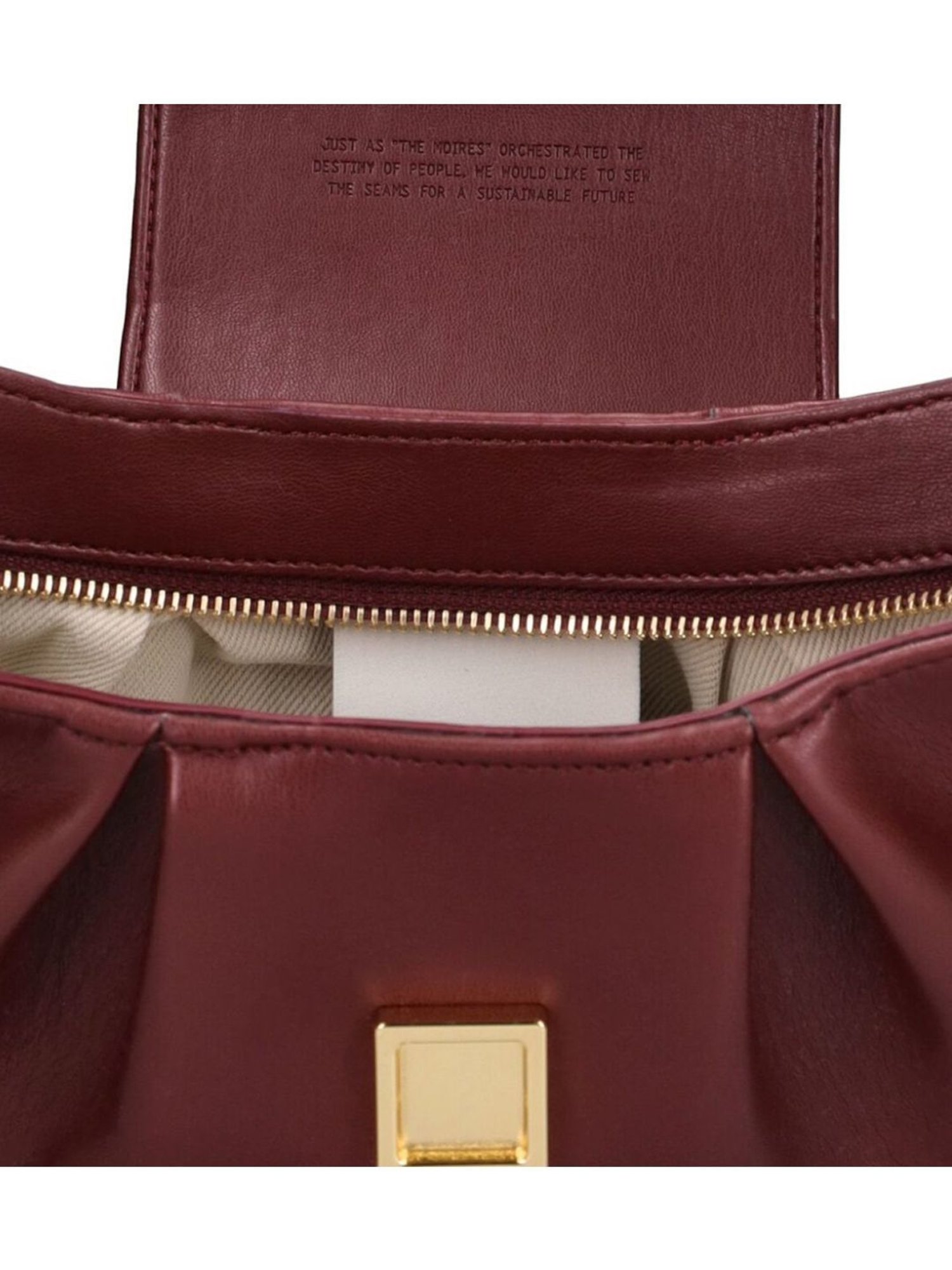 Themoire Marsala Mimesi Basic Shoulder Bag