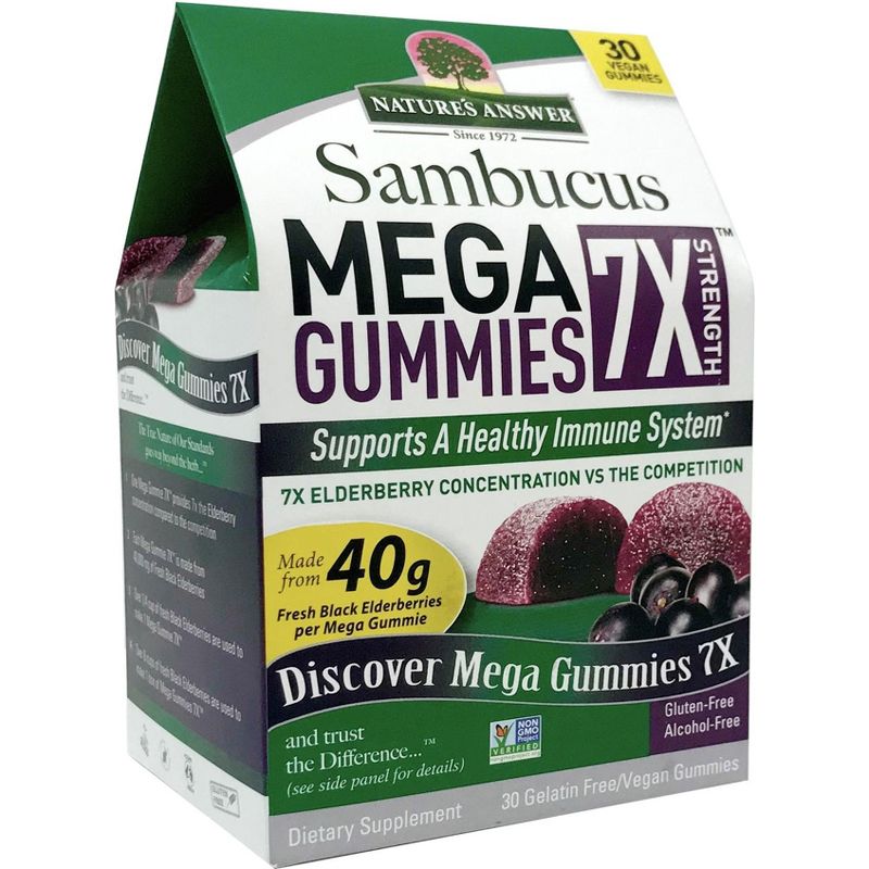 Nature's Answer Supports a Healthy Immune System, Sambucus Gummies-30ct