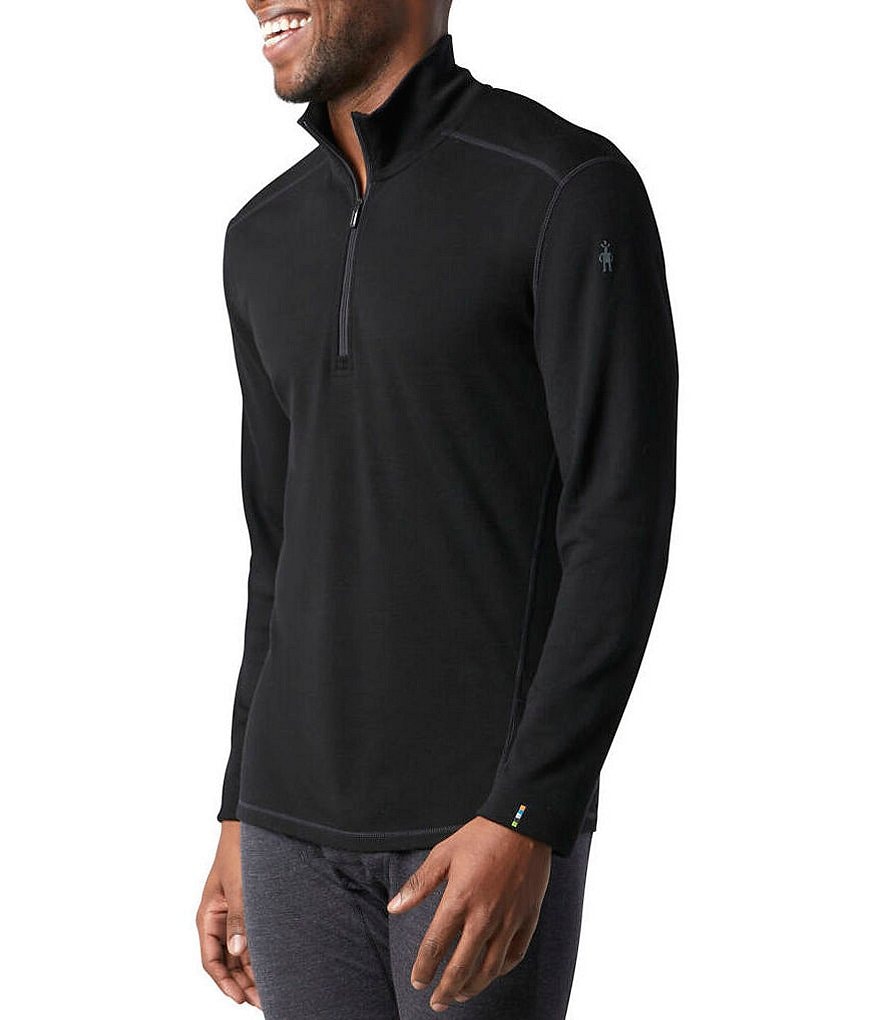 SmartWool Slim-Fit Merino 250 Baselayer Solid Quarter-Zip Pullover