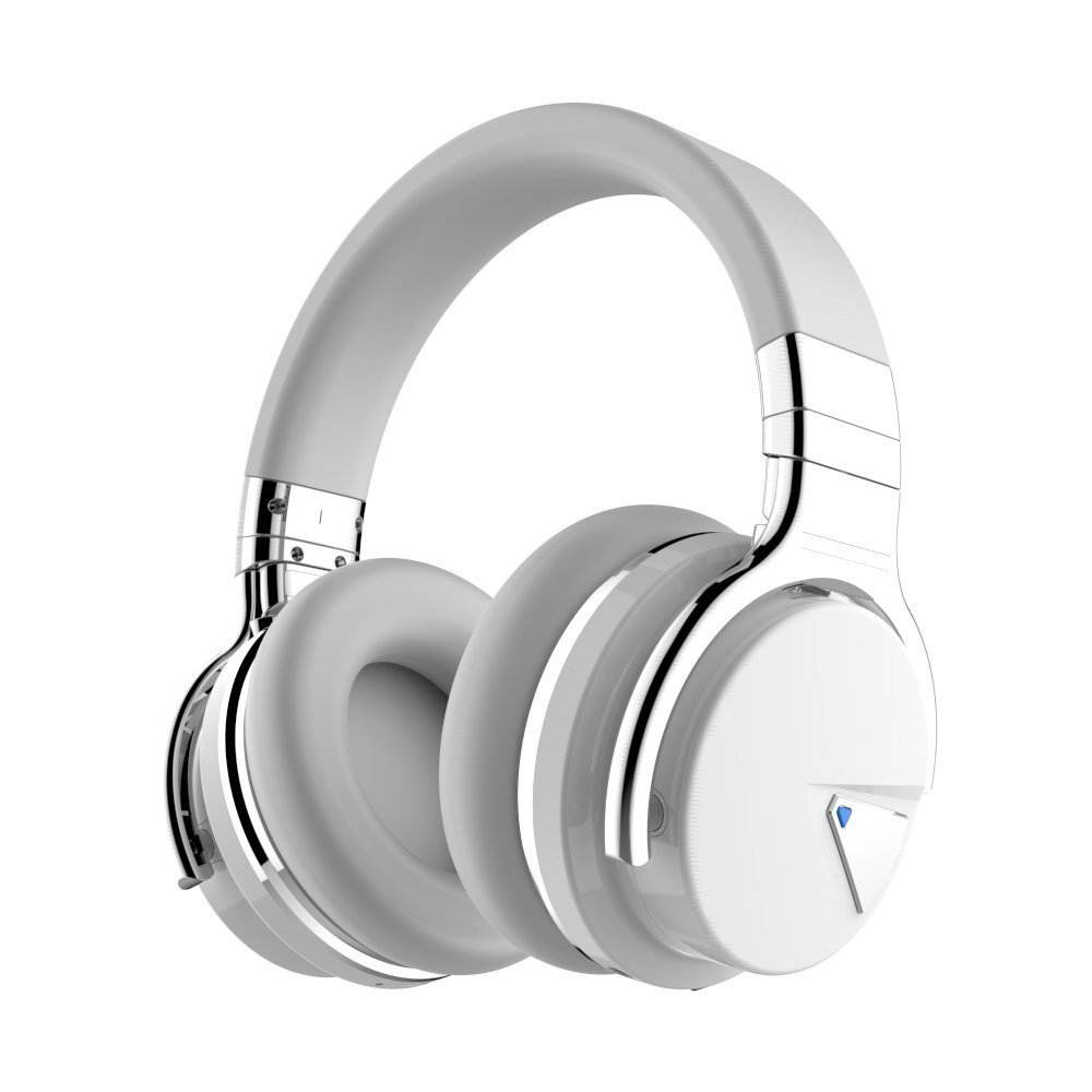COWIN E7 Active Noise Cancelling Headphones with Bluetooth and Mic - 30H Playtime for Travel, Work, TV, PC, and Cellphone