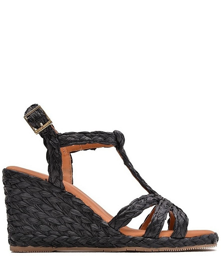 Andre Assous Madina Woven Raffia Espadrille Sandals