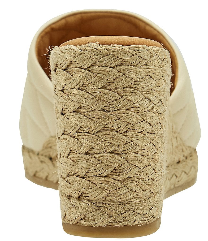 Andre Assous Analise Quilted Leather Espadrille Slides