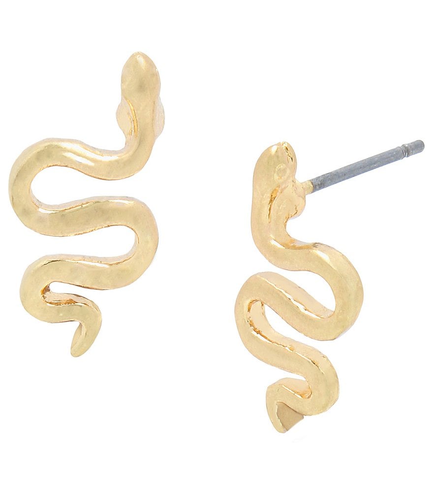 Robert Lee Morris Soho Snake Stud Earrings