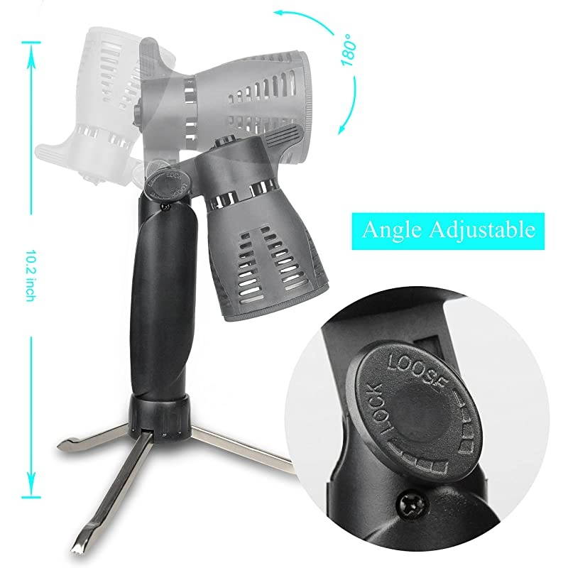 Photography LED Continuous Light Lamp 5500K Portable Camera Photo Lighting for Table Top Studio 2 Sets