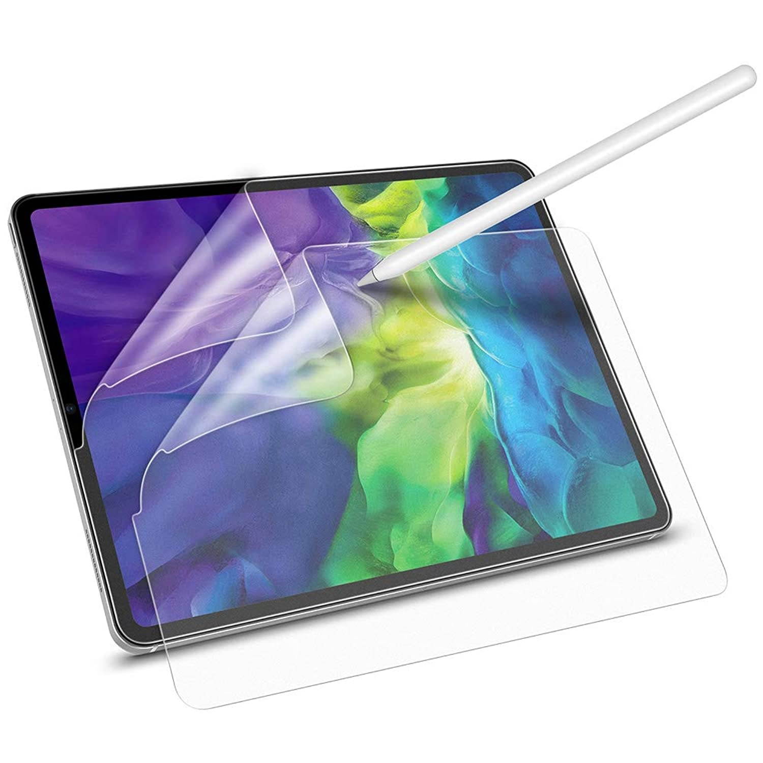 ESR 2-Pack Paper-Feel Screen Protector for iPad Pro 11" 2018, Supports Pencil, Write and Draw Like on Paper, Anti-Glare Matte PET Film (Not Glass) for iPad Pro 11 inch 2018