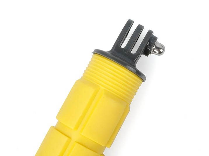 Handheld Monopod HandGrip W/ Tripod Mount Hand Grip Holder Yellow for Gopro HD Hero 2 3 Camera
