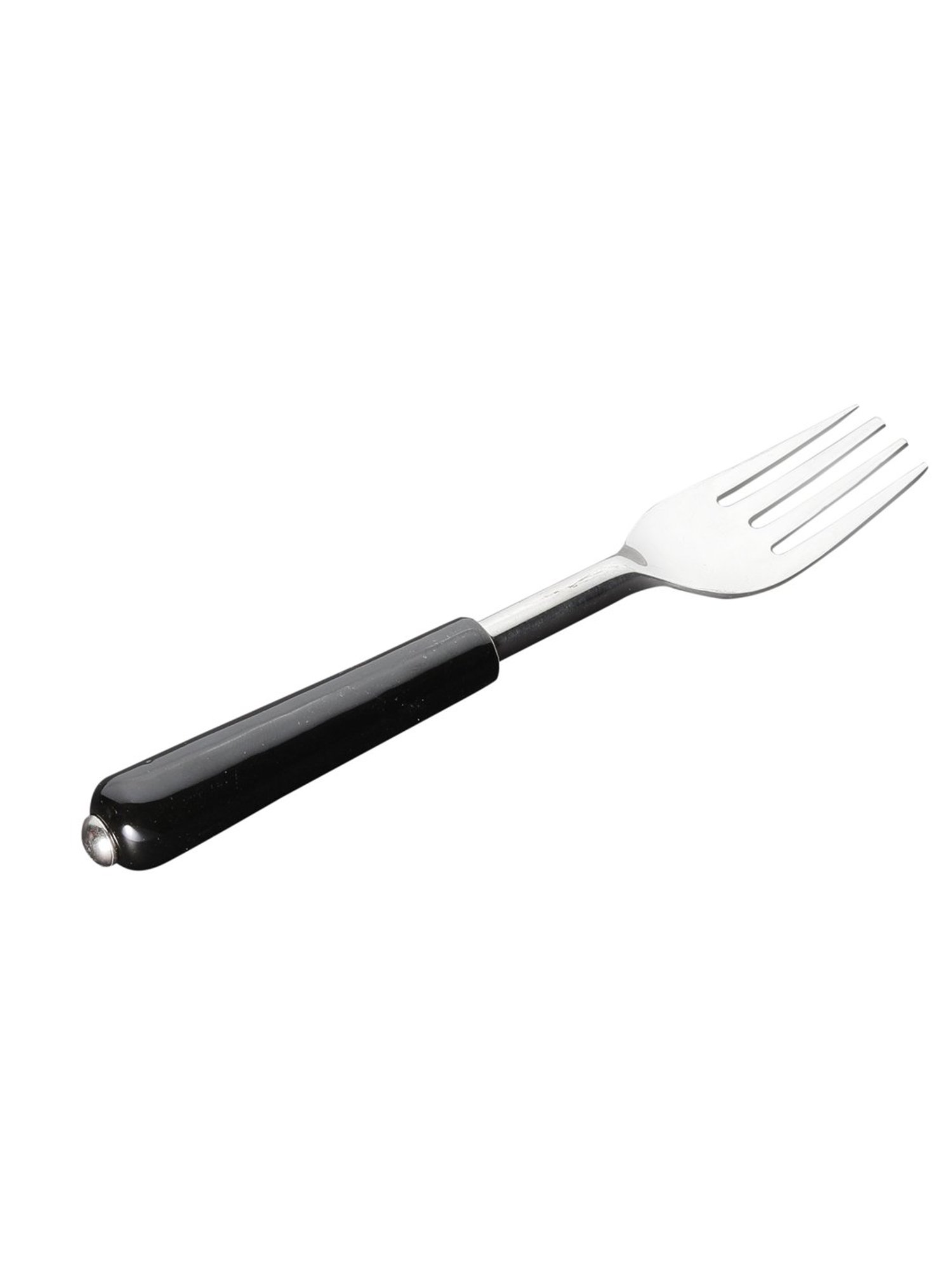 VarEesha Black Steel and Ceramic Handle Forks - Set of 6