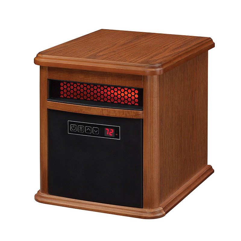 Duraflame 1500 Watt 5200 BTU Portable Electric Infrared Quartz Heater, Oak