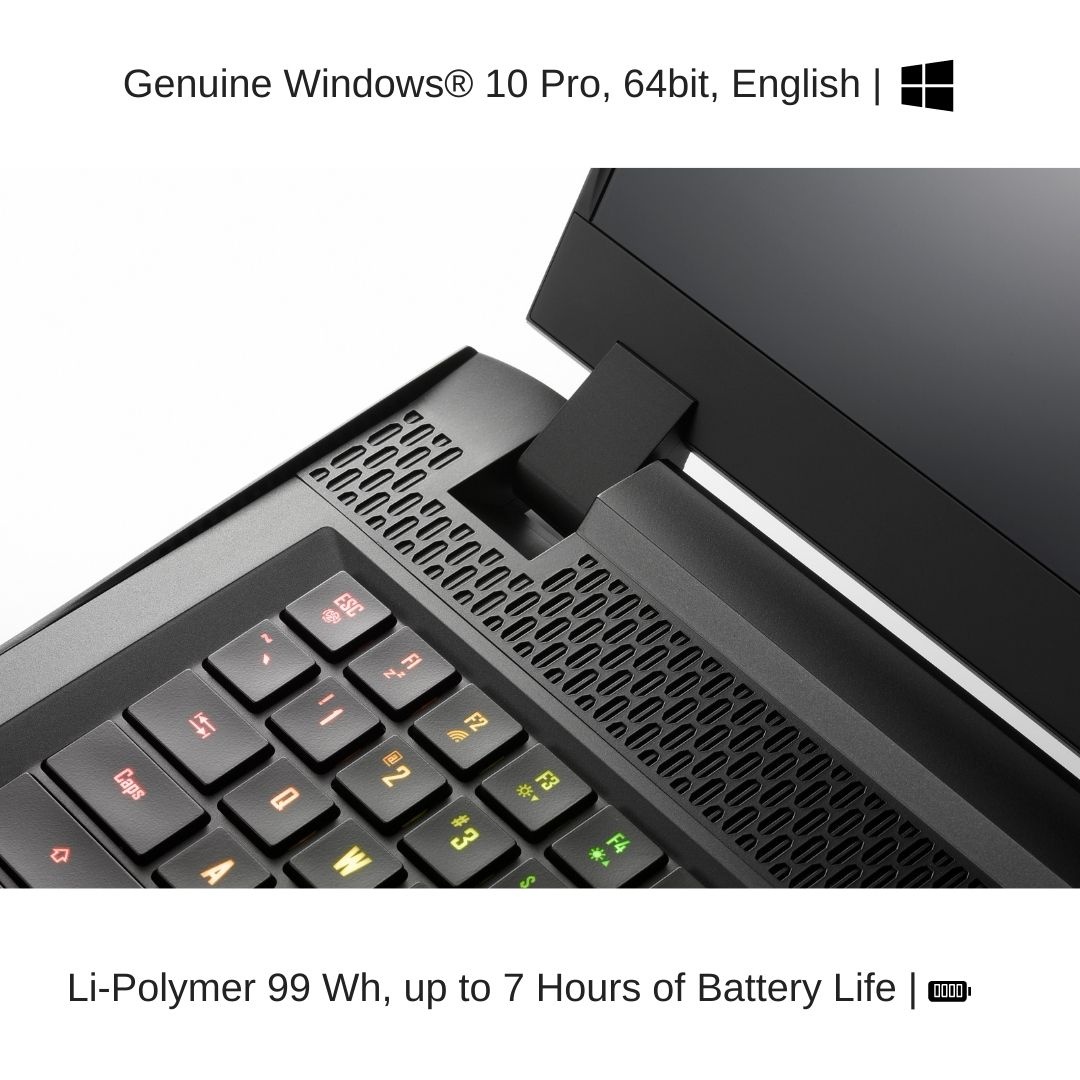 HIDevolution AORUS 17G YC-8US6450SH, 17.3" FHD 300Hz, 2.2 GHz i7-10870H, RTX 3080, 64 GB 3200MHz RAM, 1 TB PCIe SSD, Windows 10 Pro