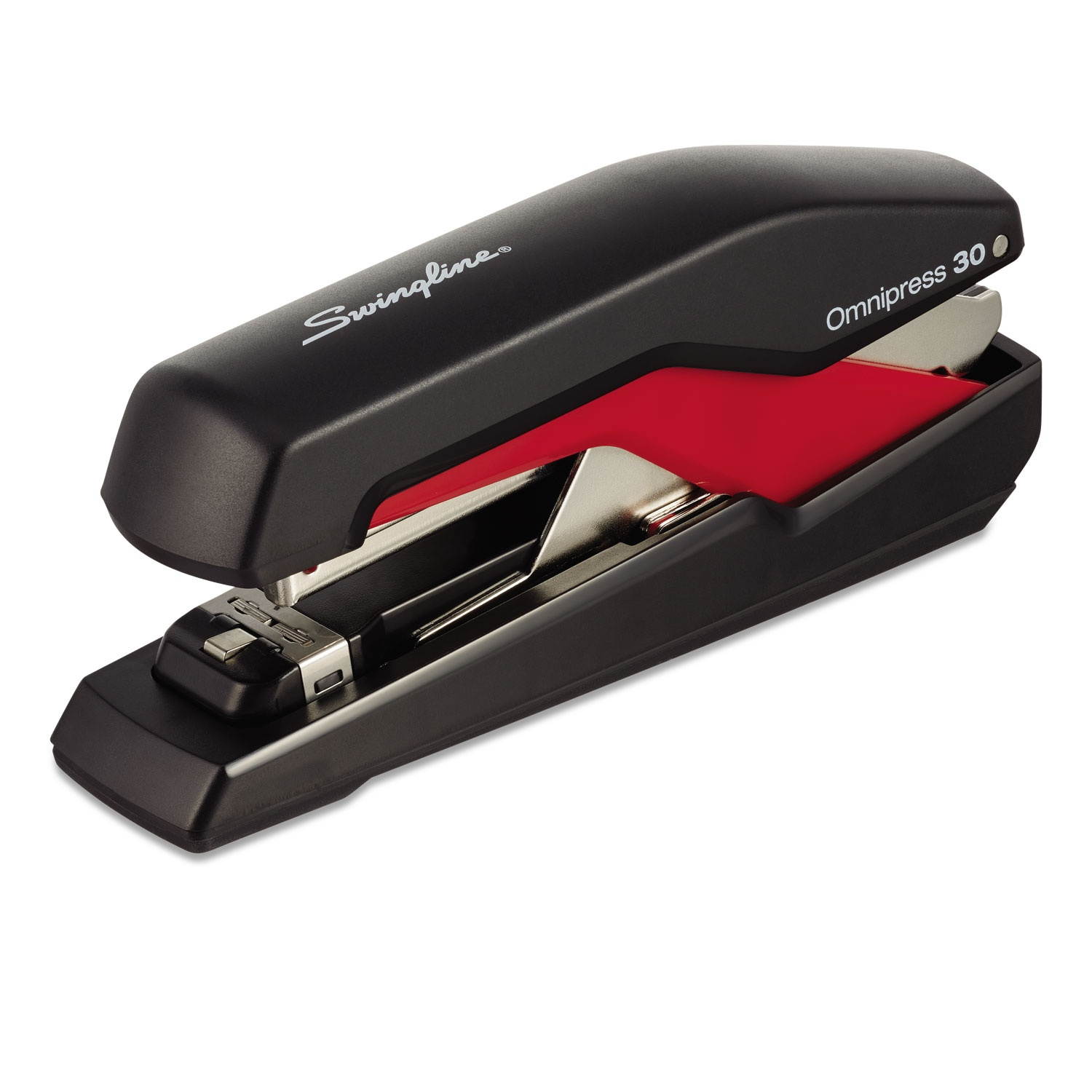 Rapid Supreme Omnipress SO30 Full Strip Stapler 30-Sheet Capacity Black/Red