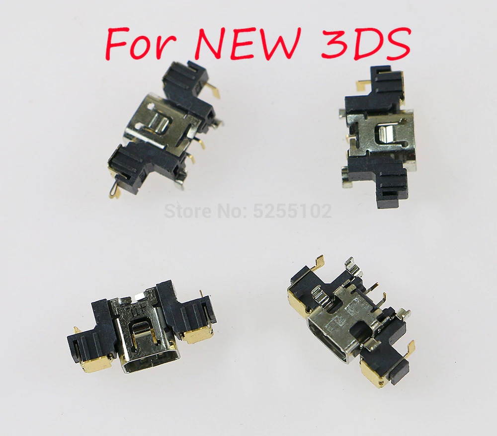 1pc  new Replacement For New 3DS for New 3DS 2015 power jack socket dock connector charger charging port
