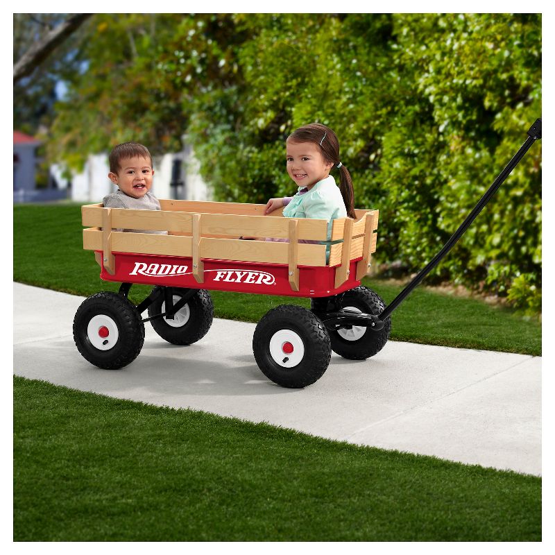 Radio Flyer 34" All-Terrain Steel & Wood Wagon