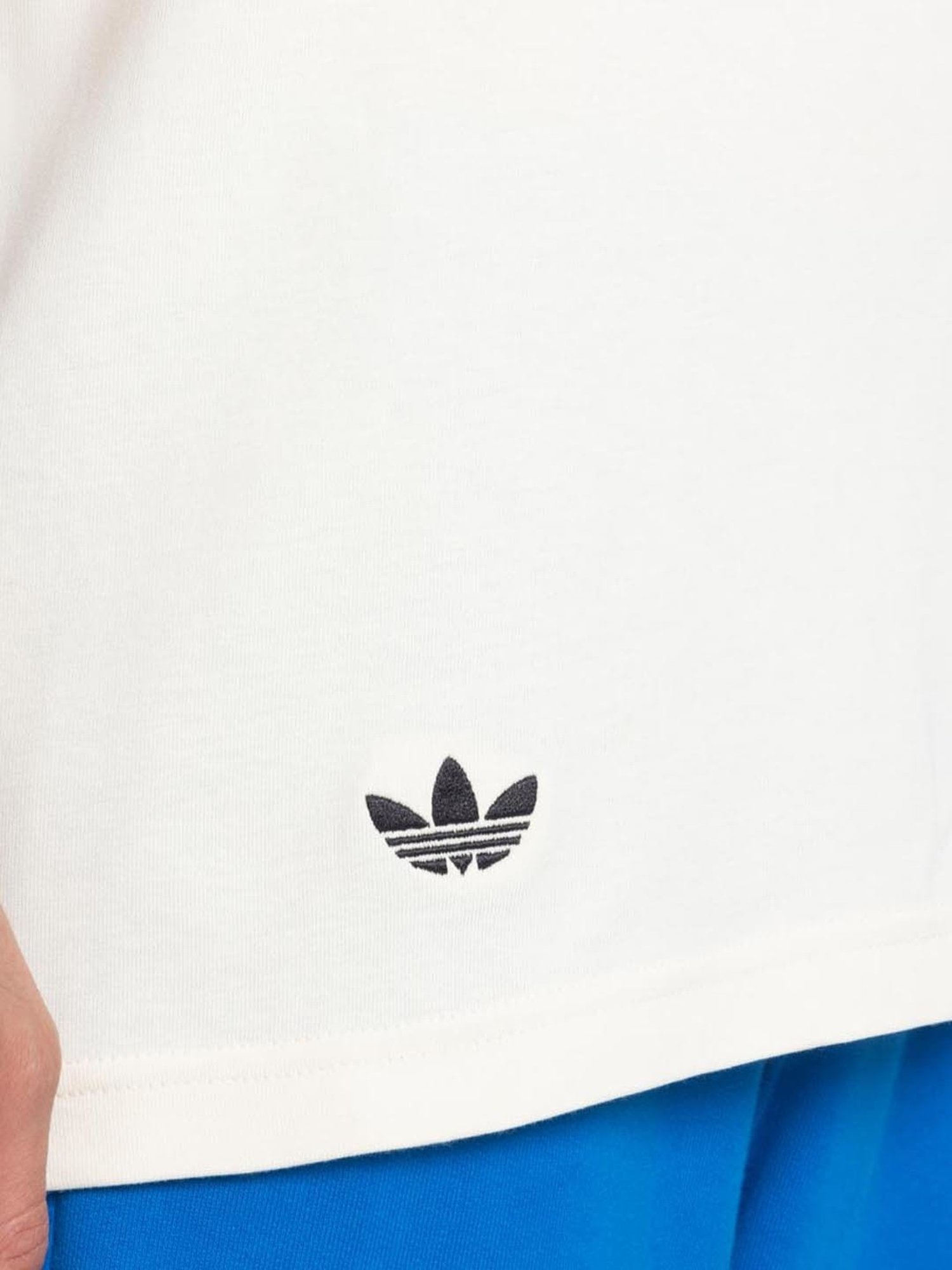 Adidas Originals White Regular Fit Printed T-Shirt