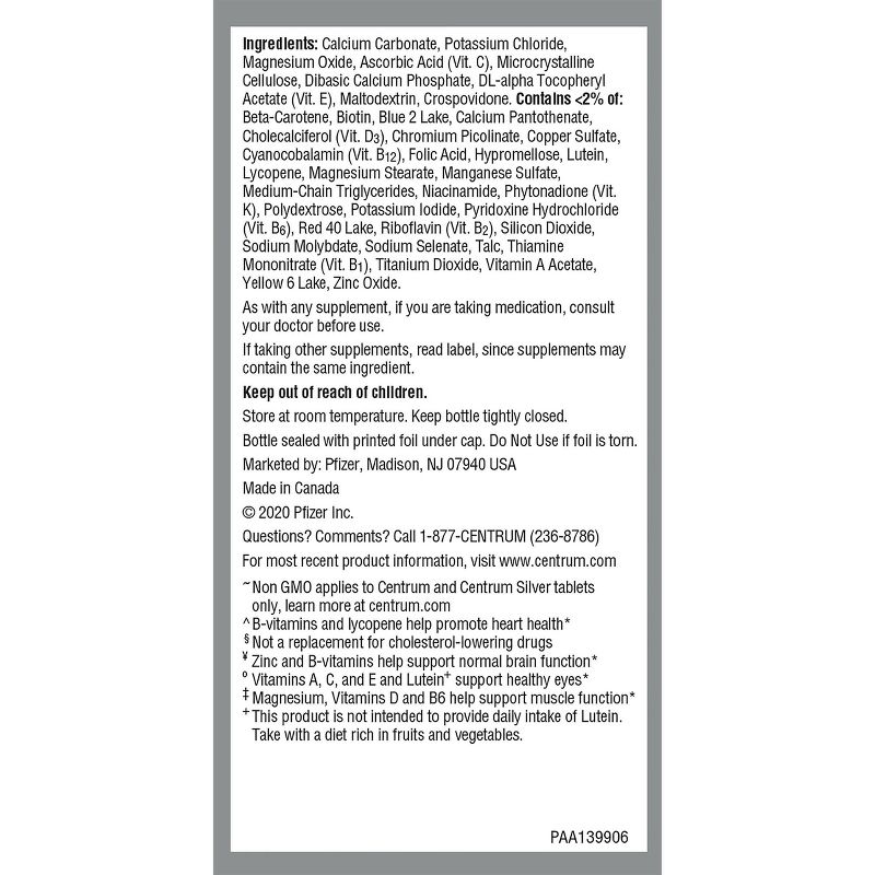 Centrum Mini's Men 50+ Tablet - 160ct