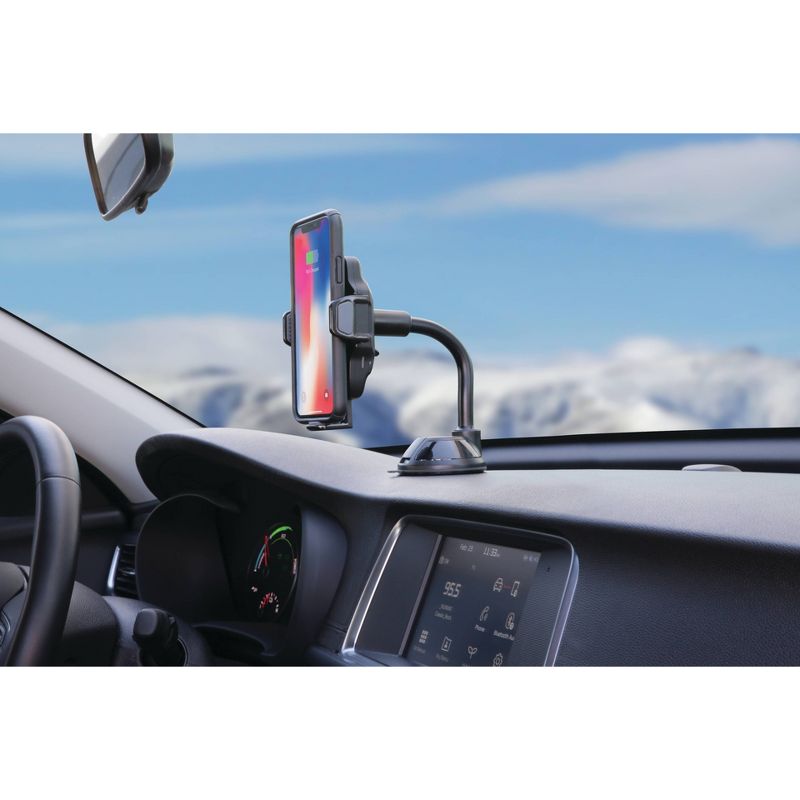 Macally Dashboard and Windshield Suction Cup Phone Mount Holder With Extendable Arm