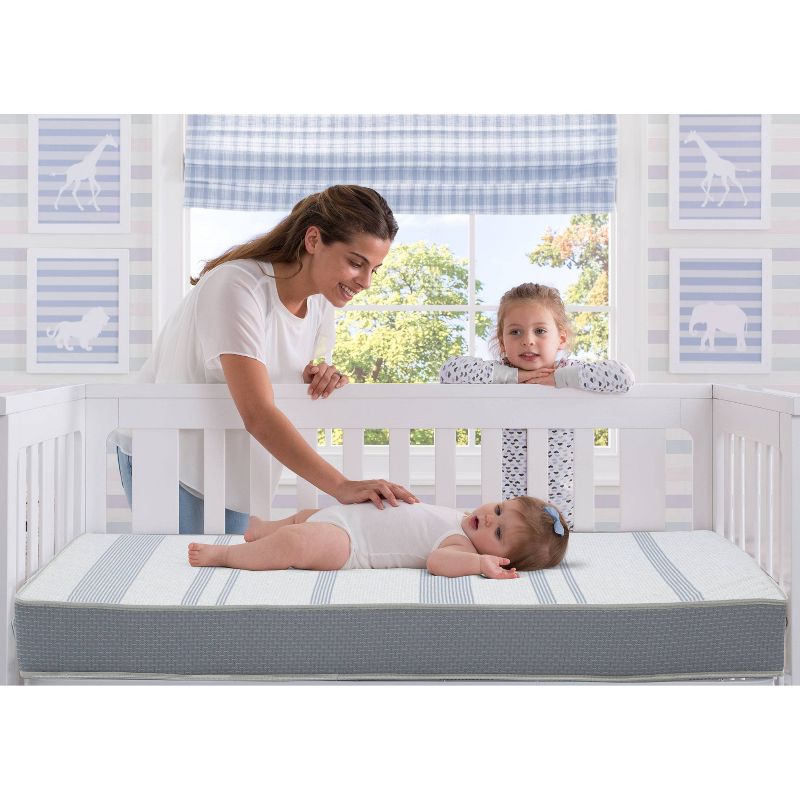 Serta iComfort Moongaze Foam Crib & Toddler Mattress - White