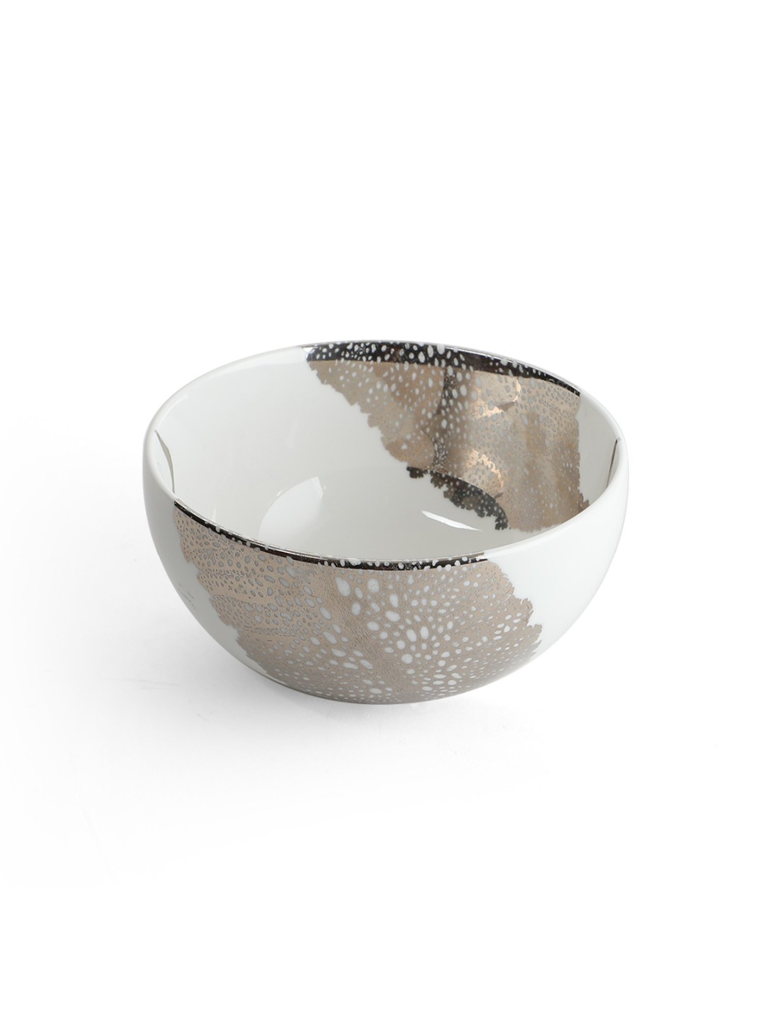 @home Nilkamal Black Polypropylene Snack Bowl With Lid (0.46 L)