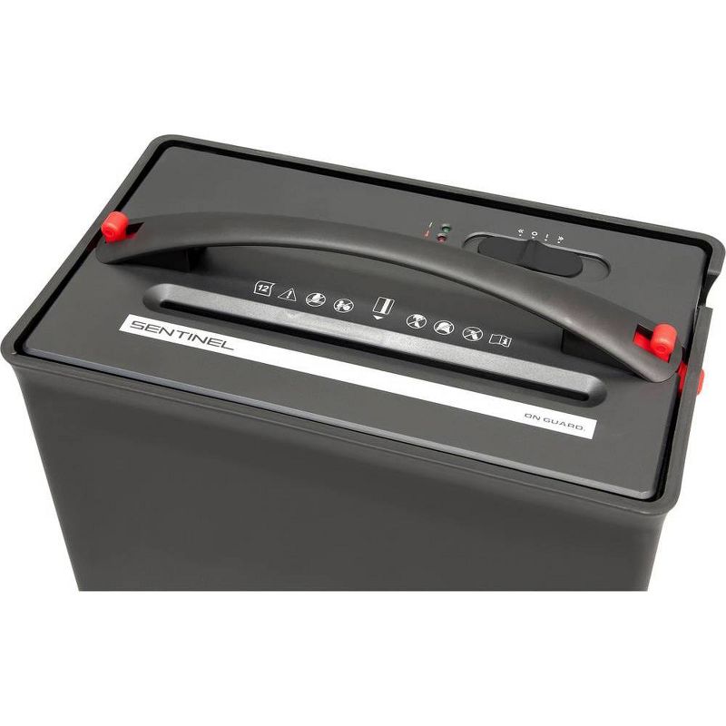 12-Sheet Crosscut Shredder 6.56 FPM 4.36gal Capacity Compaction Basket - Intek