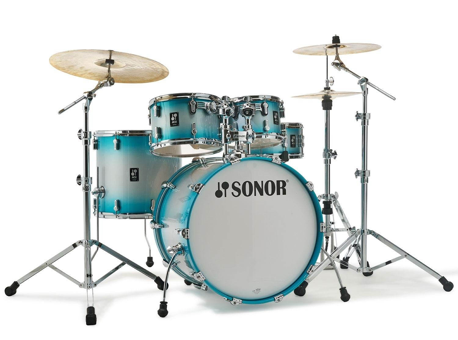 Sonor AQ2 Stage Maple 5-Piece Shell Pack (Aqua Silver Burst)