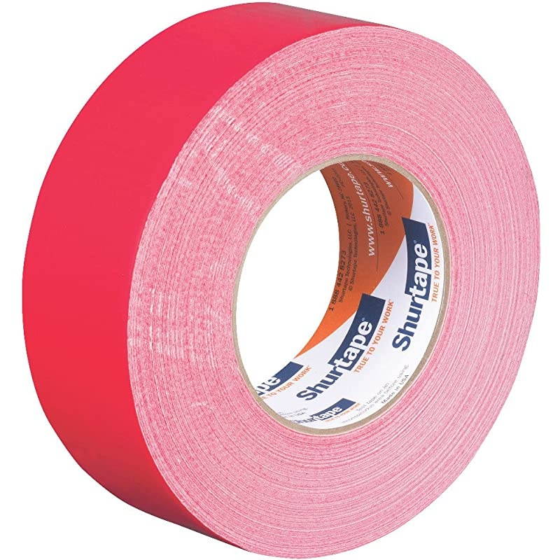 PC 618 Performance Grade Colored Cloth Duct Tape 48mm x 55m Red 1 Roll 203673