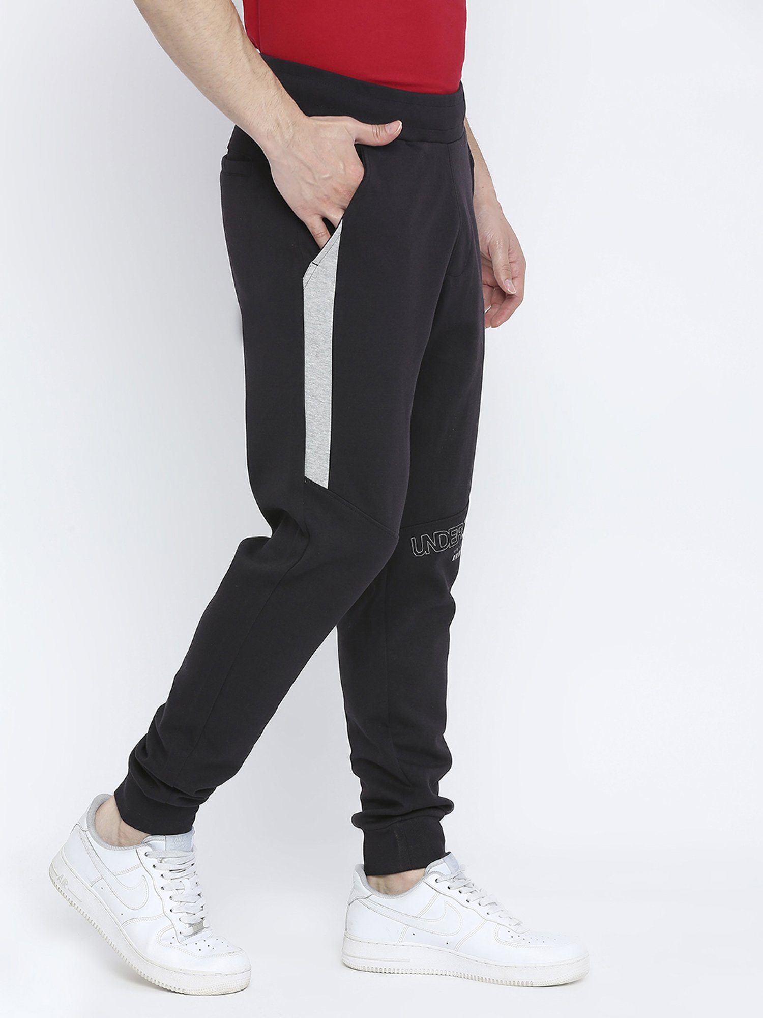 UnderJeans by Spykar Navy Regular Fit Joggers