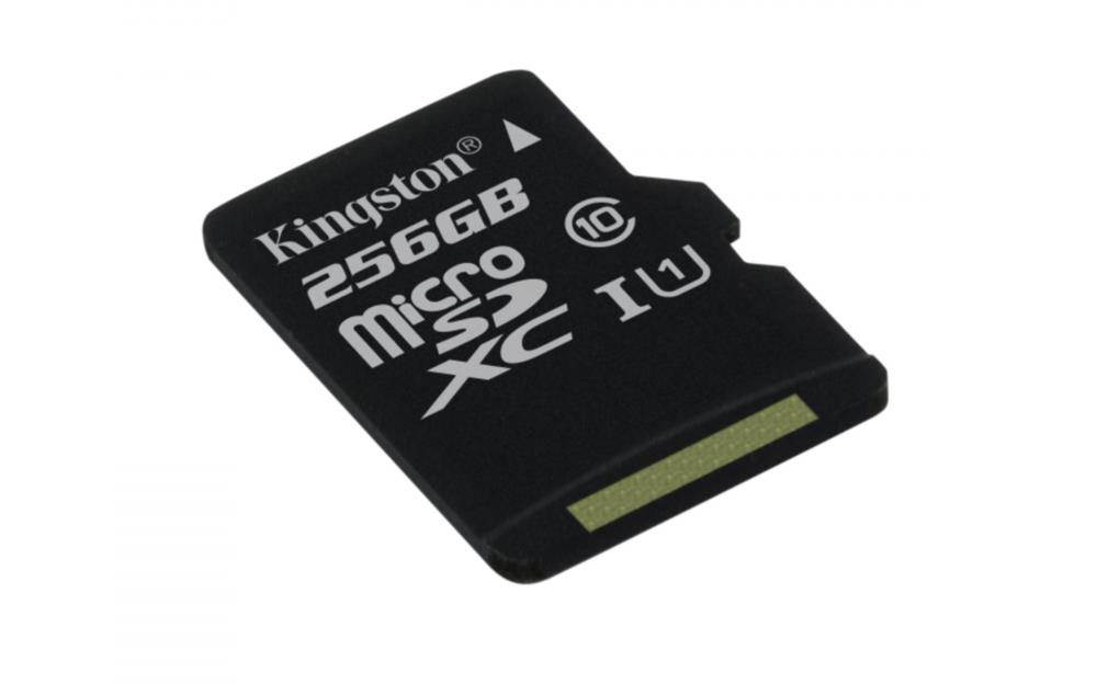 Kingston SDCS/256GBSP Canvas Select - Flash Memory Card - 256GB - UHS-I U1 / Class 10 - microSDXC