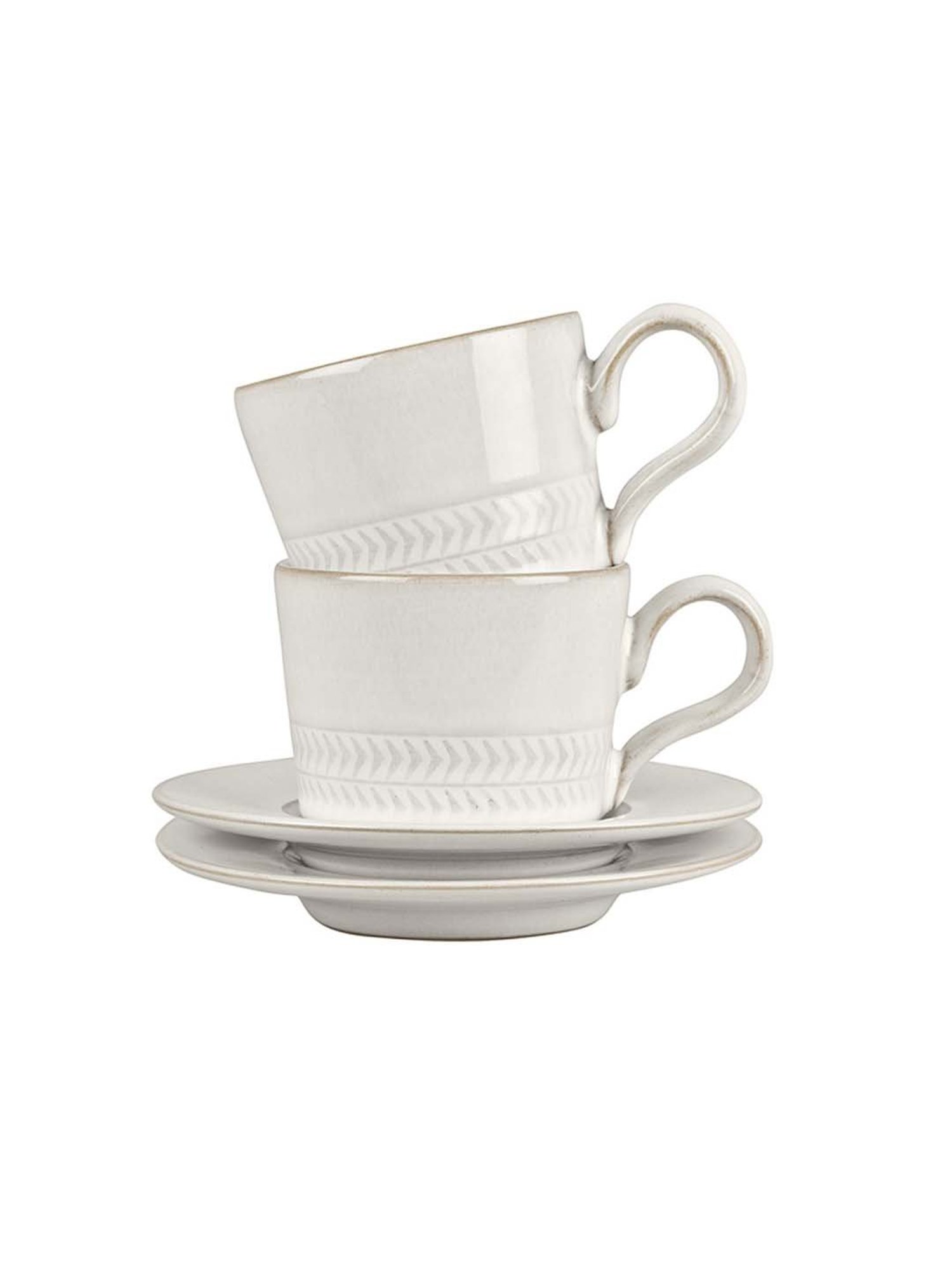 DENBY Natural Canvas Off White Stoneware Espresso Cup (90 ml) - Set of 1