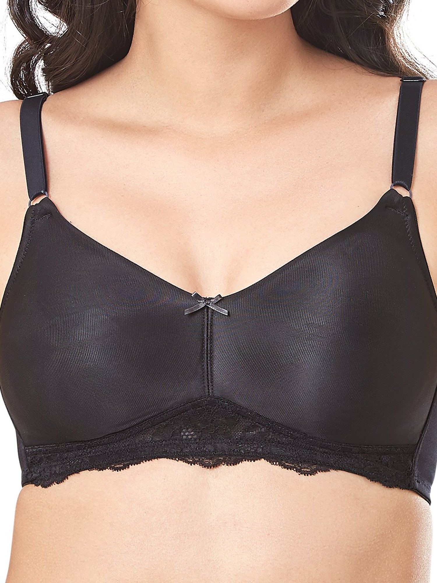 Every De by Amante Black Non Padded Non Wired Full Coverage Bra
