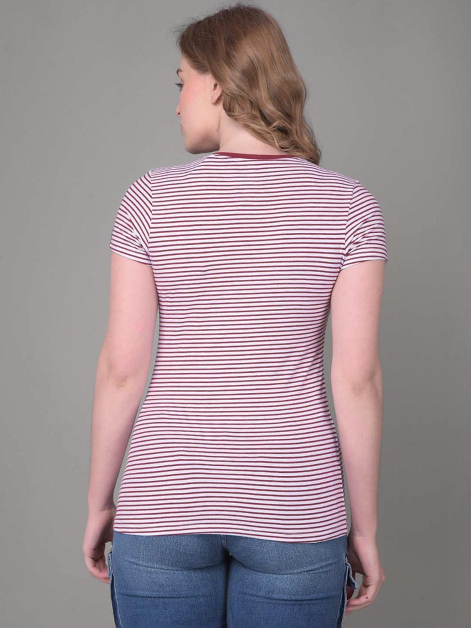 Dollar Orange & Green Cotton Striped Sports T-Shirt - Pack Of 3