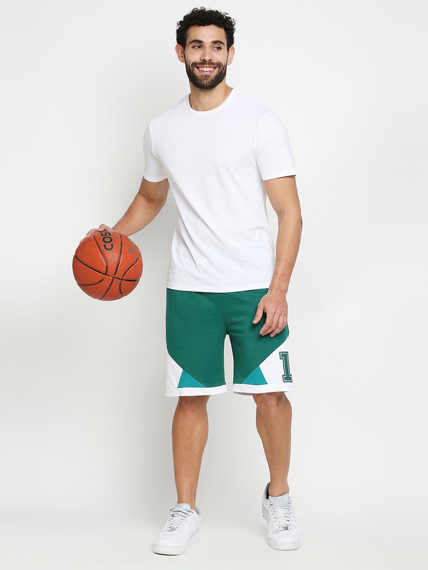 Fitz Green Slim Fit Shorts